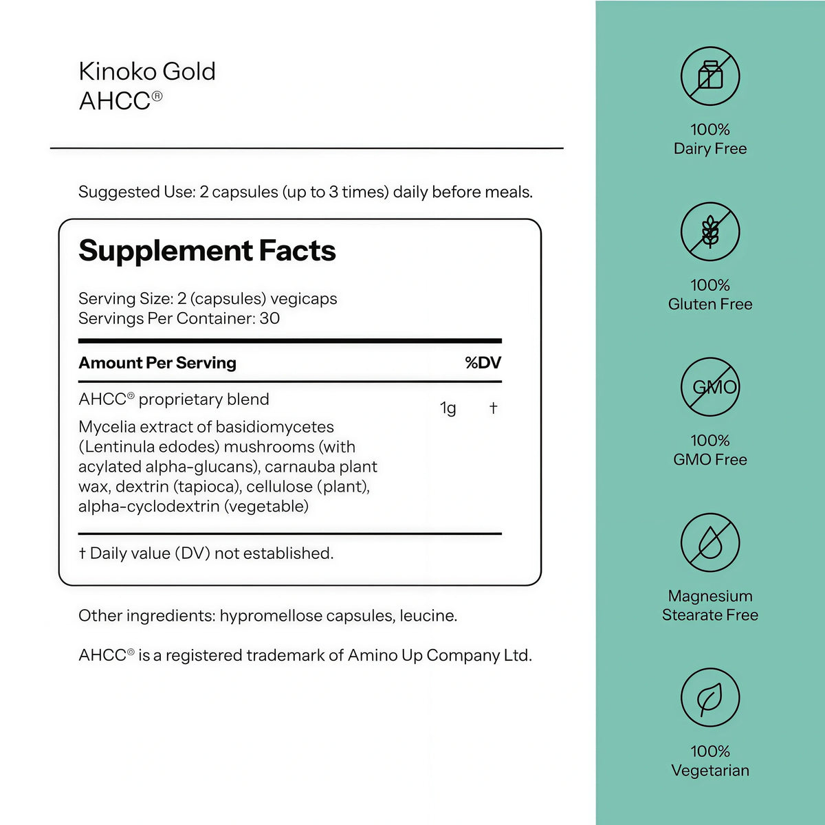 AHCC® - Kinoko® Gold