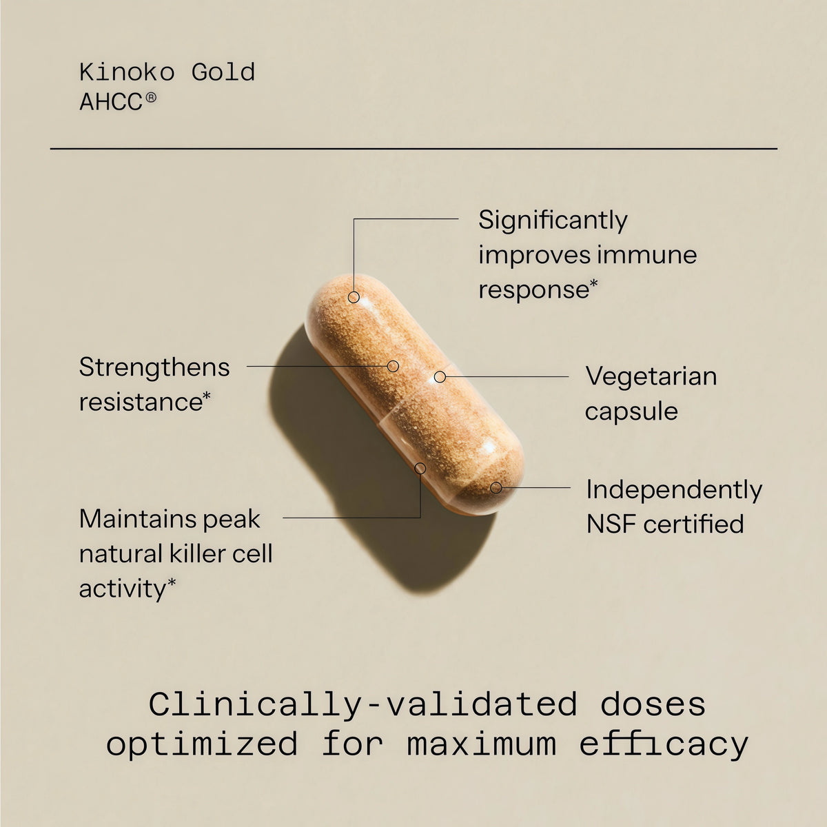 AHCC® - Kinoko® Gold